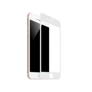 Tempered Glass Hoco 0.33mm Flash Attach Full Silk Screen HD για Apple iPhone 7 Plus / 8 Plus Λευκό 6957531093947